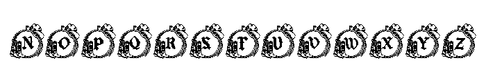 Cowgirl Frame Font LOWERCASE