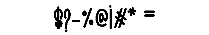 Cowgrils Font OTHER CHARS