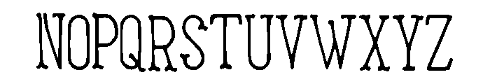 Coyote Font UPPERCASE