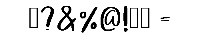 Cozy Autumn Regular Font OTHER CHARS