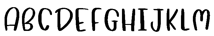 Cozy Autumn Regular Font UPPERCASE