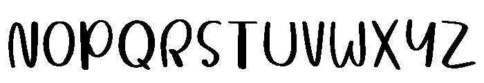 Cozy Autumn Regular Font UPPERCASE