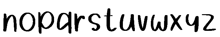 Cozy Autumn Regular Font LOWERCASE