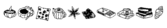 Cozy Autumn Font OTHER CHARS