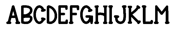 Cozy Bunny Regular Font UPPERCASE