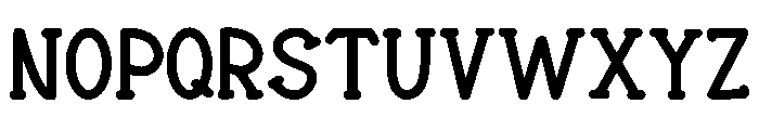 Cozy Bunny Regular Font UPPERCASE