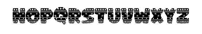 Cozy Christmas 1 Font LOWERCASE