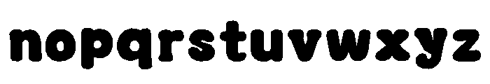 Cozy Fall Patchwork Color Regular Font LOWERCASE