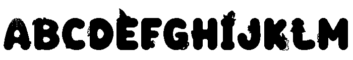 Cozy Halloween Font UPPERCASE