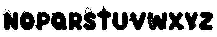 Cozy Halloween Font UPPERCASE
