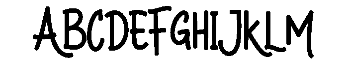 Cozy Honey Font UPPERCASE