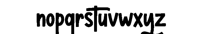 Cozy Honey Font LOWERCASE