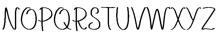 Cozy Hours Font UPPERCASE