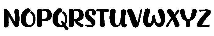 Cozy Latte Regular Font UPPERCASE
