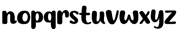 Cozy Latte Regular Font LOWERCASE
