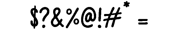 Cozy Lines Font OTHER CHARS
