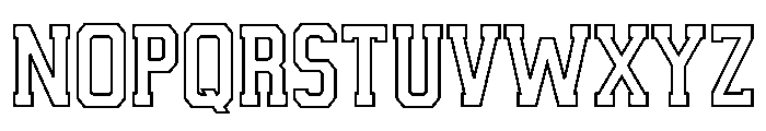 Cozy Regular Font UPPERCASE