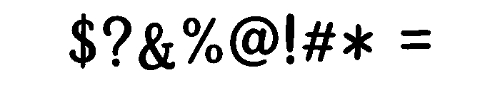 Cozy-Vibes Font OTHER CHARS