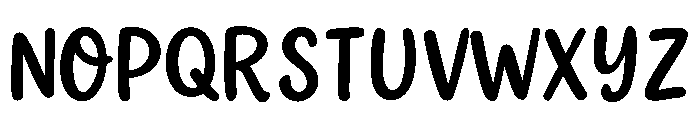Cozy-Vibes Font LOWERCASE