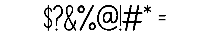 CozyLetters Font OTHER CHARS