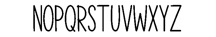 CozyLetters Font UPPERCASE
