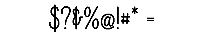Cozylove Font OTHER CHARS