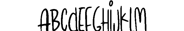 comic rabbit Font UPPERCASE