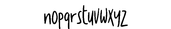 comic rabbit Font LOWERCASE