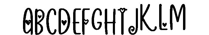 cousin Font UPPERCASE