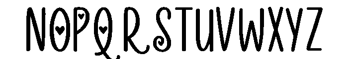 cousin Font UPPERCASE