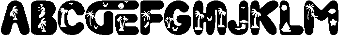 COASTAL ESSENCE REGULAR otf (400) Font UPPERCASE