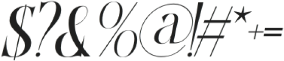 COGOFONTE Italic otf (400) Font OTHER CHARS