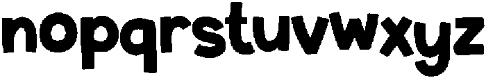 COLORA Regular otf (400) Font LOWERCASE