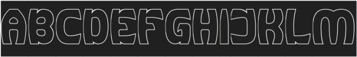 COMING SOON-Hollow-Inverse otf (400) Font UPPERCASE