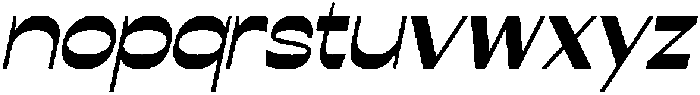 CONEGA Italic otf (400) Font LOWERCASE