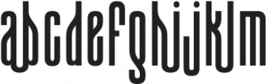 CONICALCONDENSED-Regular otf (400) Font LOWERCASE