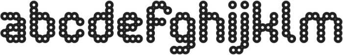 CONNECT THE DOTS Bold otf (700) Font LOWERCASE