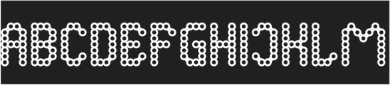 CONNECT THE DOTS-Inverse otf (400) Font UPPERCASE