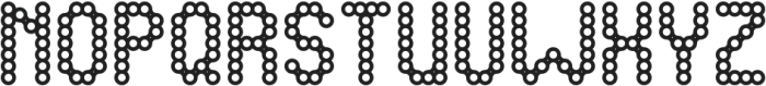 CONNECT THE DOTS otf (400) Font UPPERCASE