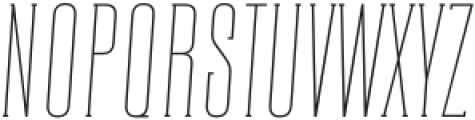 CONQUEST Slab serif Thin Italic Italic otf (100) Font UPPERCASE