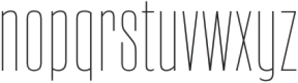 CONQUEST Thin otf (100) Font LOWERCASE