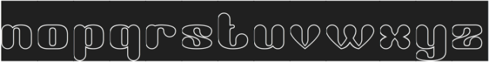 CONSTANT MOTION-Hollow-Inverse otf (400) Font LOWERCASE