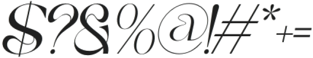 CONTOOR Italic otf (400) Font OTHER CHARS