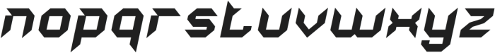 CONVERSION Bold Italic otf (700) Font LOWERCASE