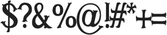 CORVUS Medium Condensed otf (500) Font OTHER CHARS