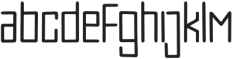 COXABYAN Regular otf (400) Font LOWERCASE