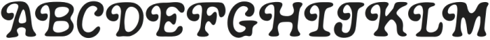 COZY CORE Regular otf (400) Font UPPERCASE