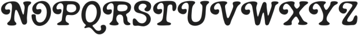 COZY CORE Regular otf (400) Font UPPERCASE
