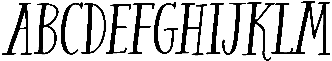 COZY LIBRARY SERIF Regular otf (400) Font UPPERCASE