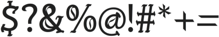 Coaitok Regular otf (400) Font OTHER CHARS